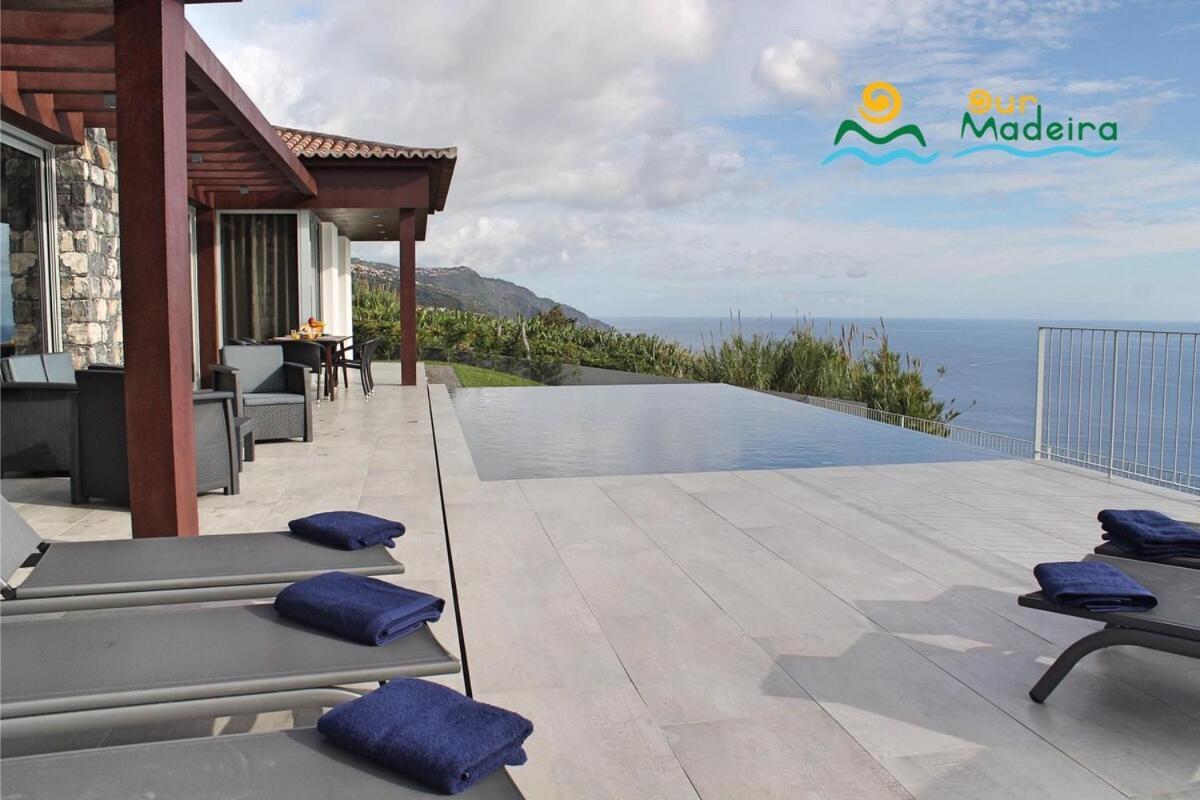 Ourmadeira - Cliffscape, Panoramic Seaviews Villa Estreito Da Calheta Eksteriør bilde
